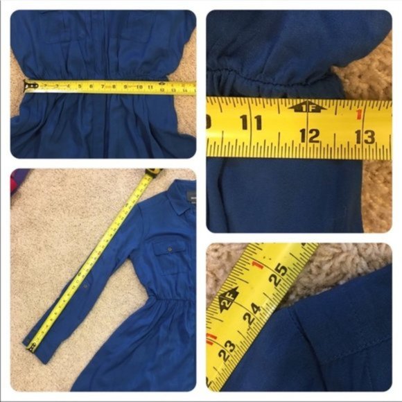 Anthro Maeve | Dakota Button Down Shirt Dress Size XS - Picture 8 of 11